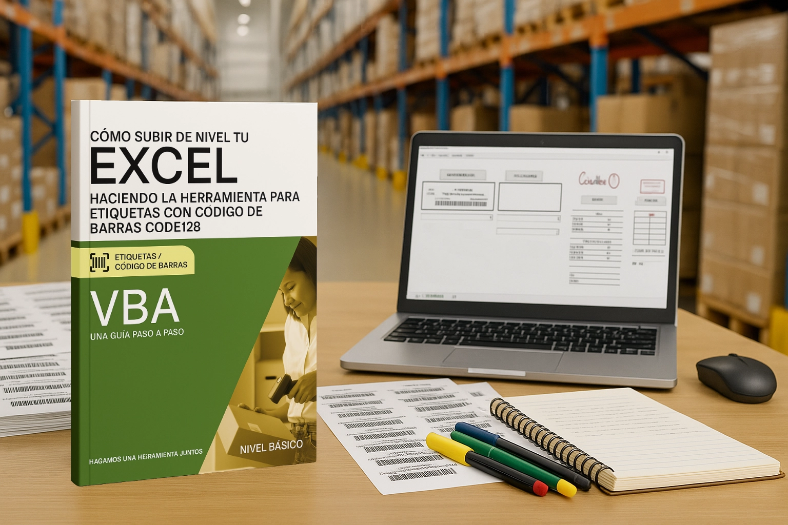 etiquetas con código de barras CODE128 Guía para crear una herramienta que imprime etiquetas con código de barras CODE128